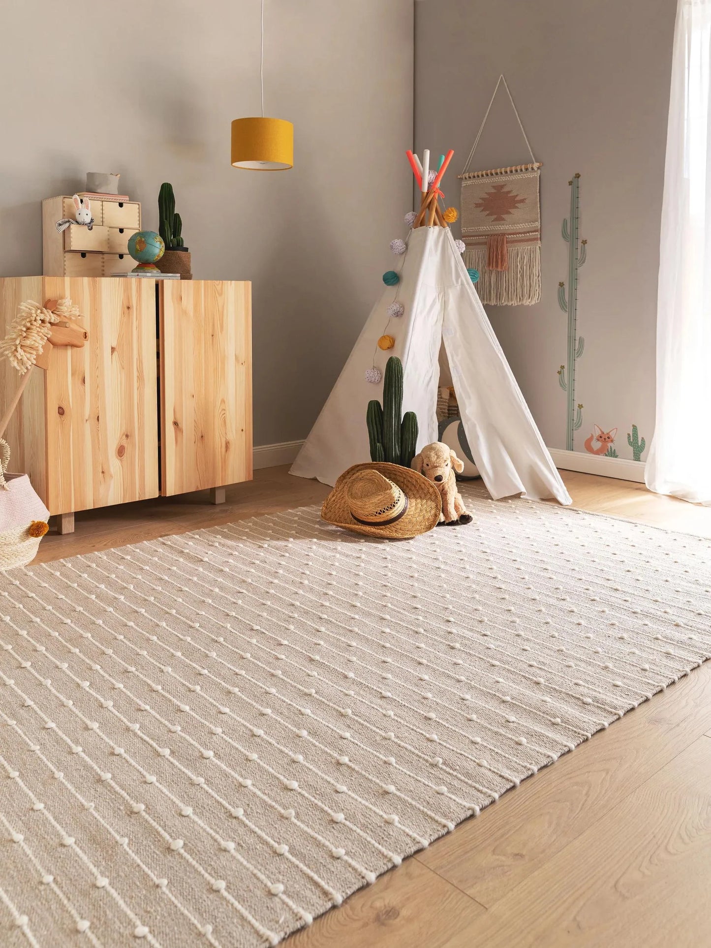 Covor pentru copii Lupo Beige 