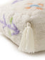 Handmade Wool Pouf/taburet Malika Multicolour