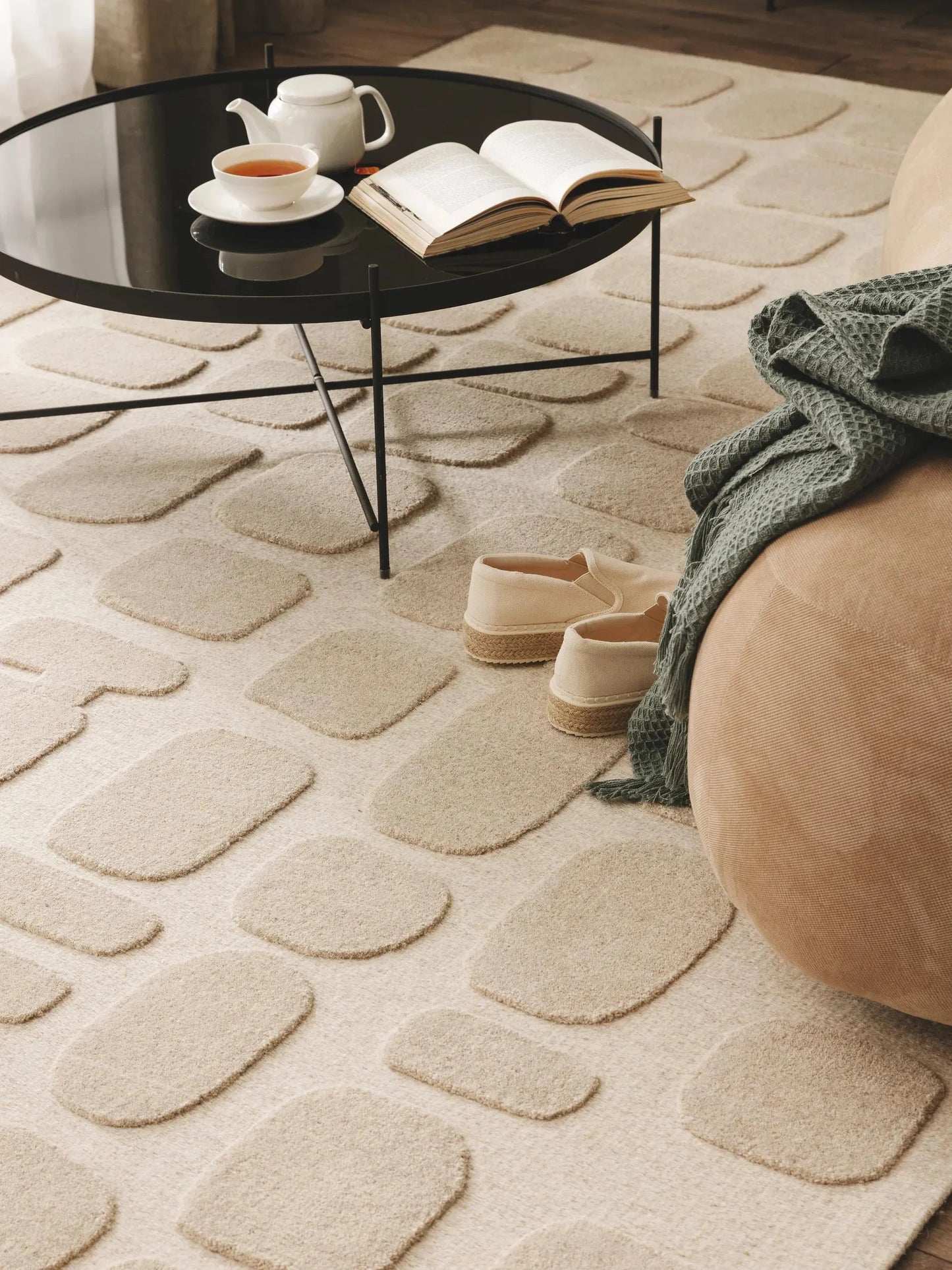 Covor de lână Malin Beige