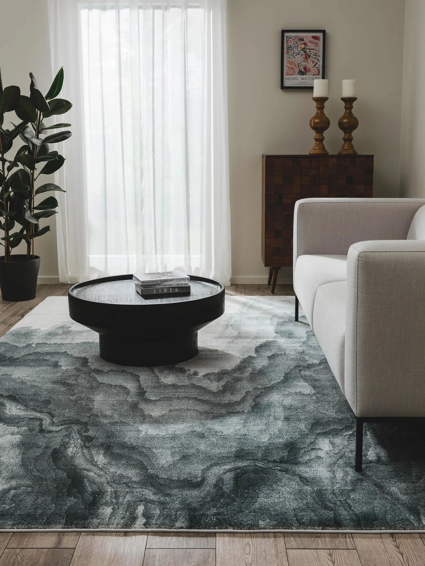 Covor lavabil Mara Grey 