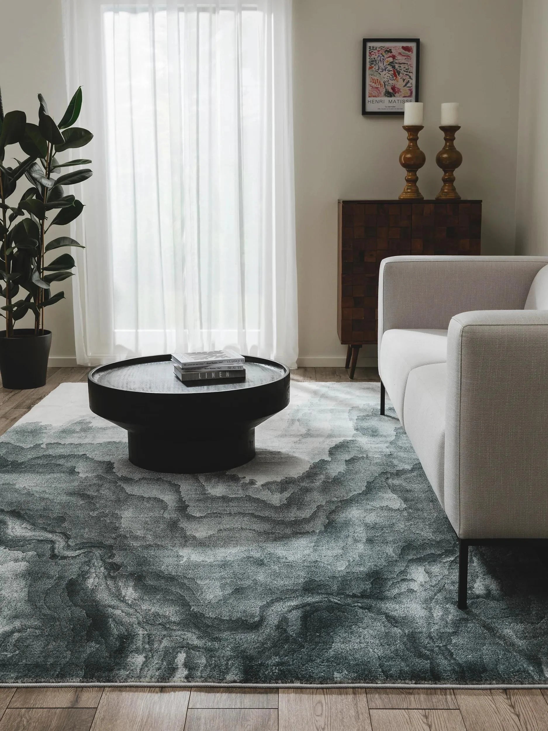 Covor lavabil Mara Grey 