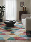 Covor lavabil Mara Multicolour/Pink 