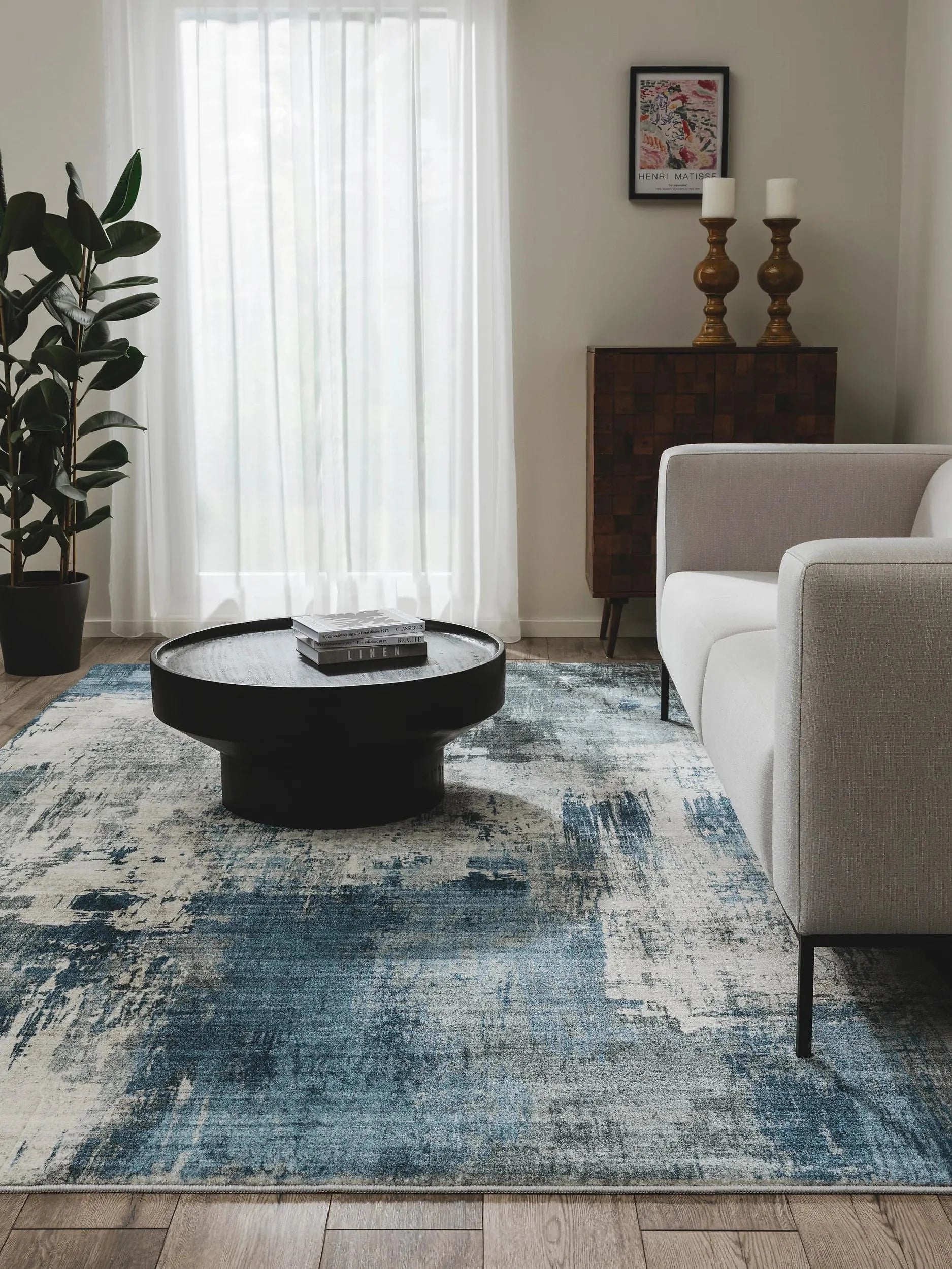 Covor lavabil Mara Blue 