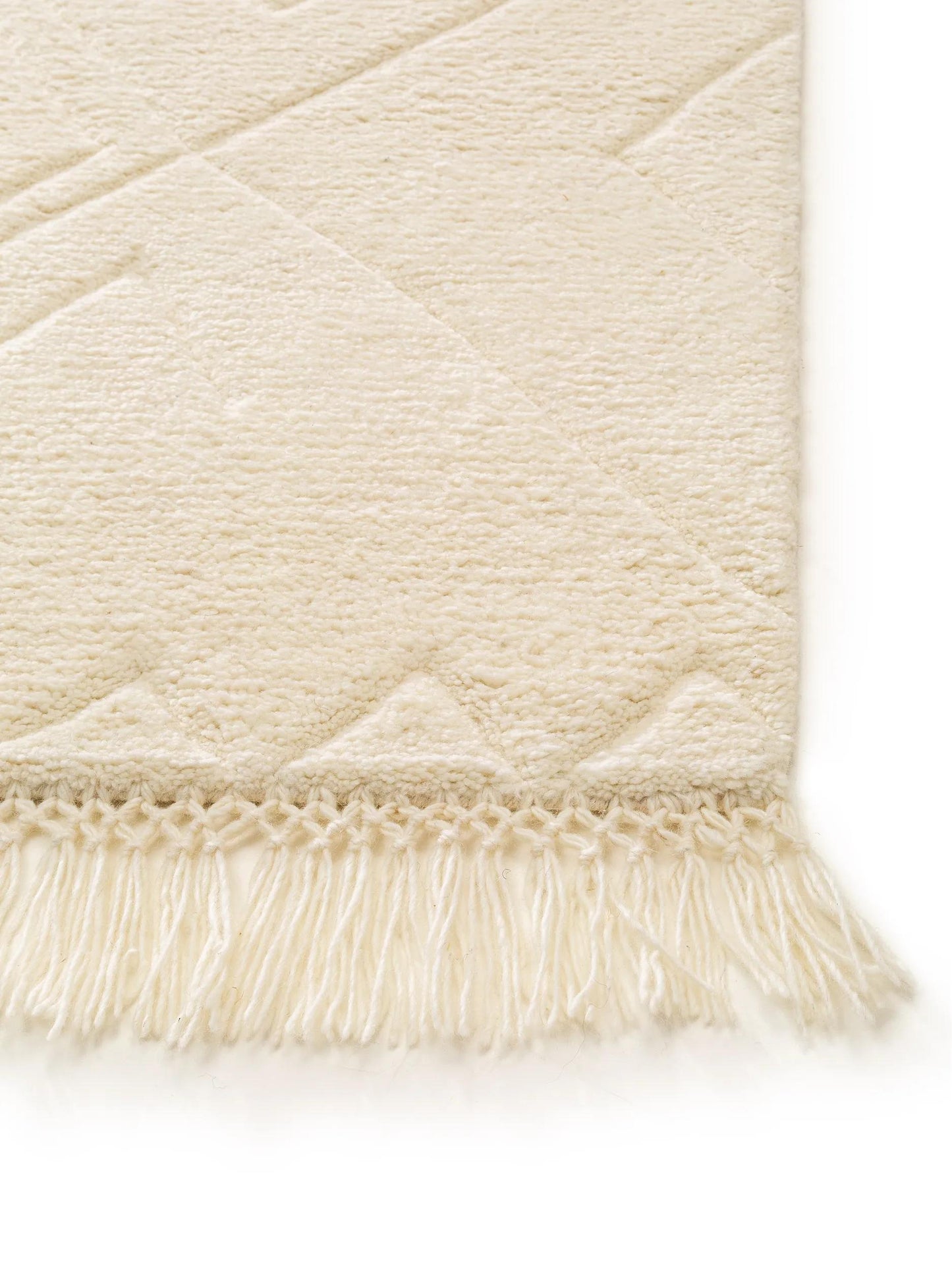 Covor de lână Maroc Ivory
