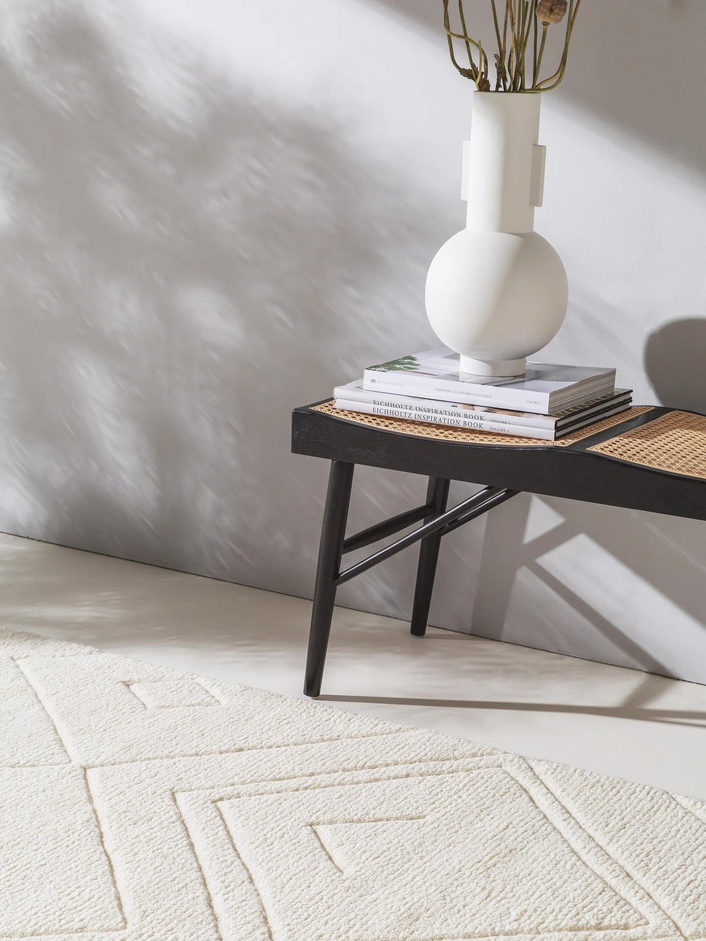 Covor de lână Maroc Ivory
