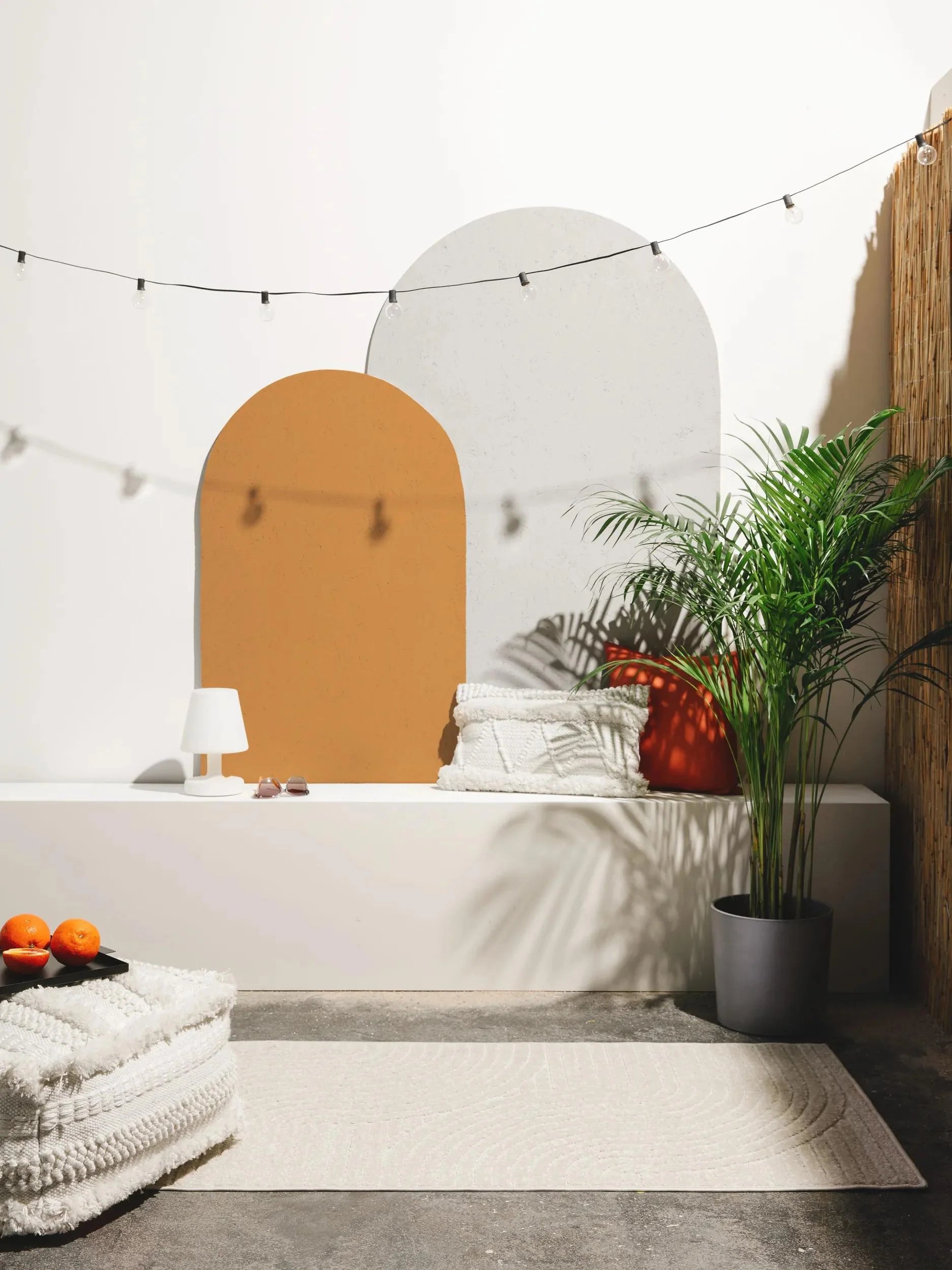 Covoraș îngust/preș - interior/exterior Mars Cream 