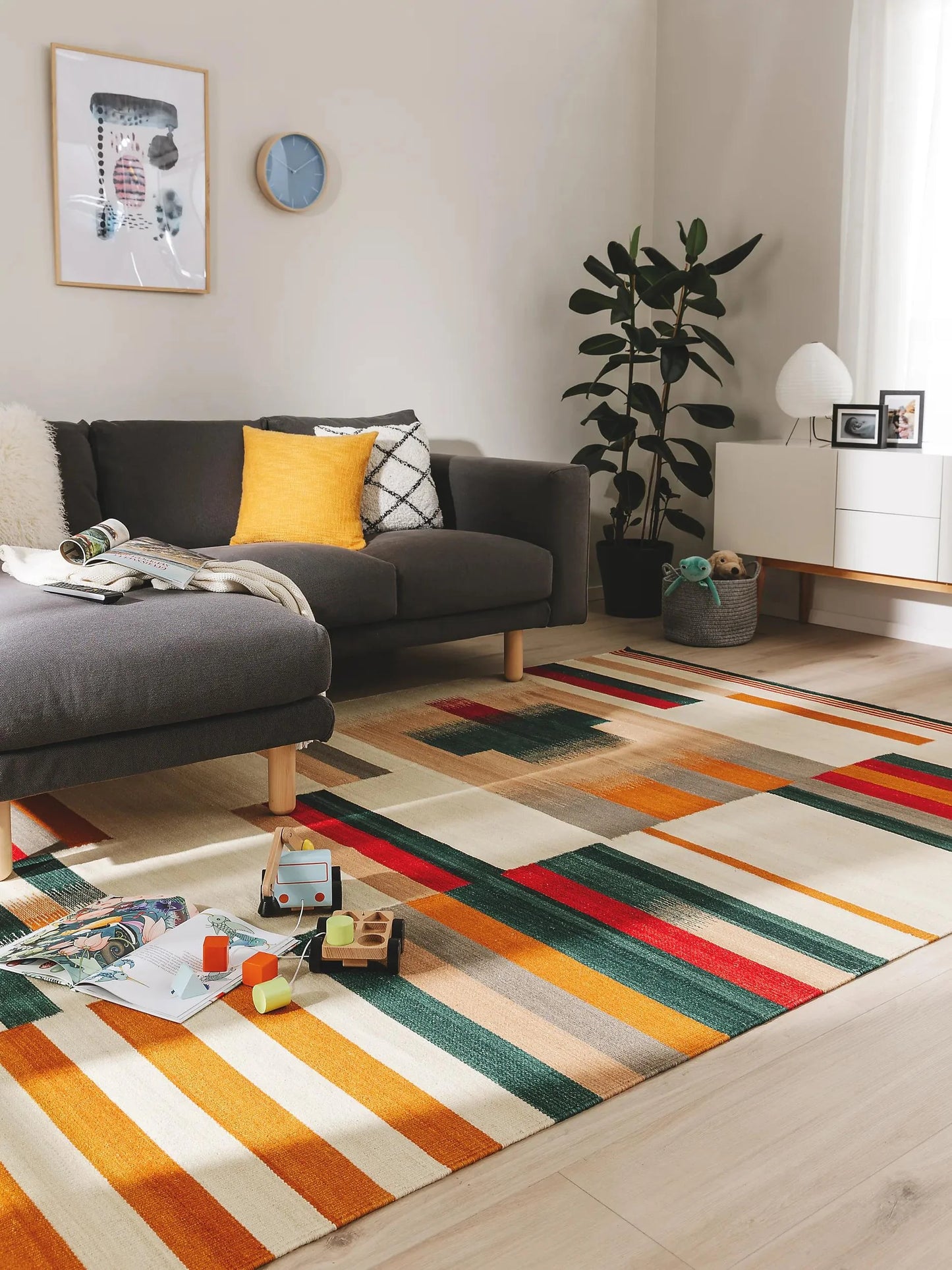 Covor țesătură plată Marya Multicolour