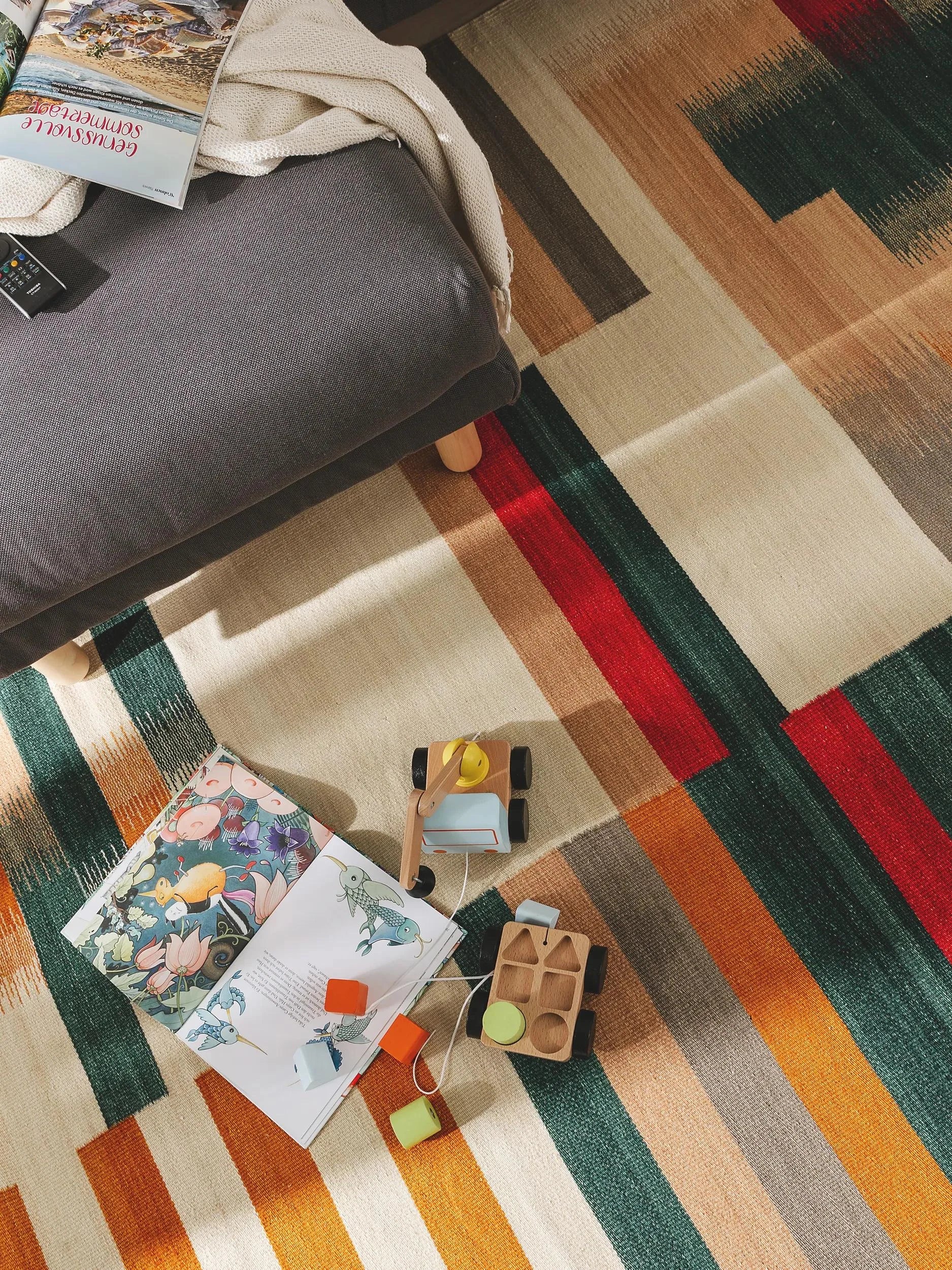 Covor țesătură plată Marya Multicolour