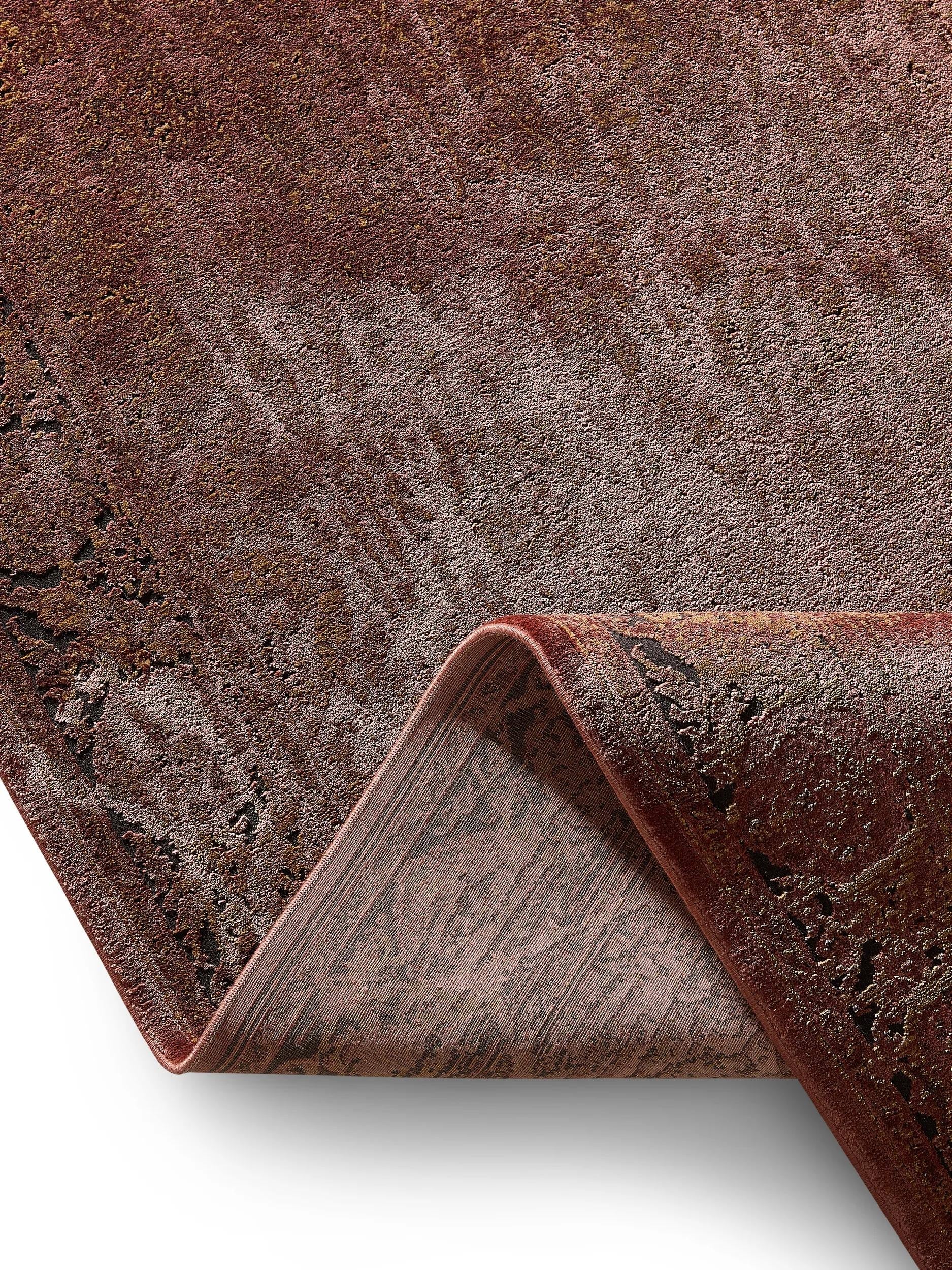 Covor din vâscoză Medea Terracotta