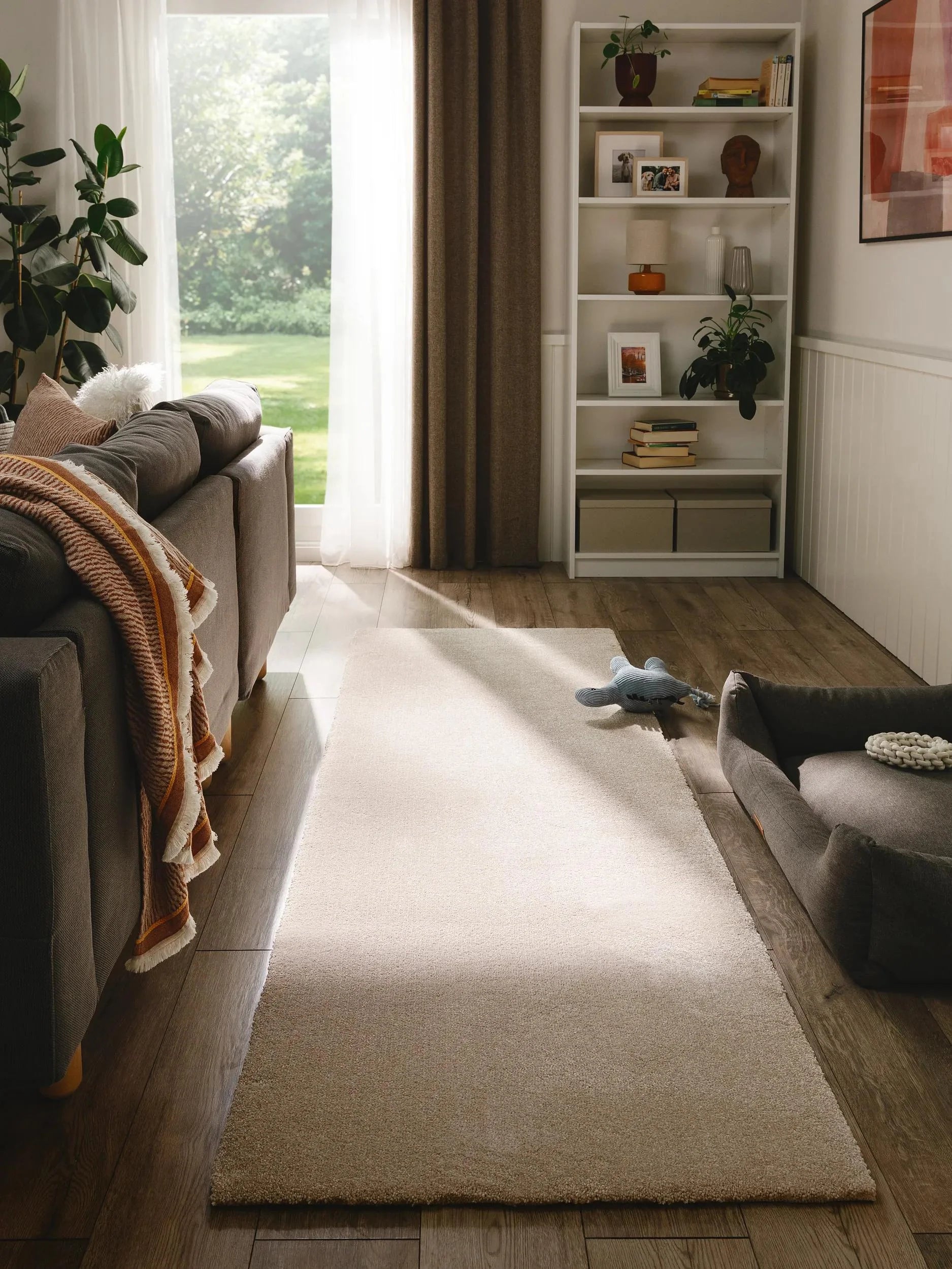 Covor Shaggy lavabil Melvin Beige