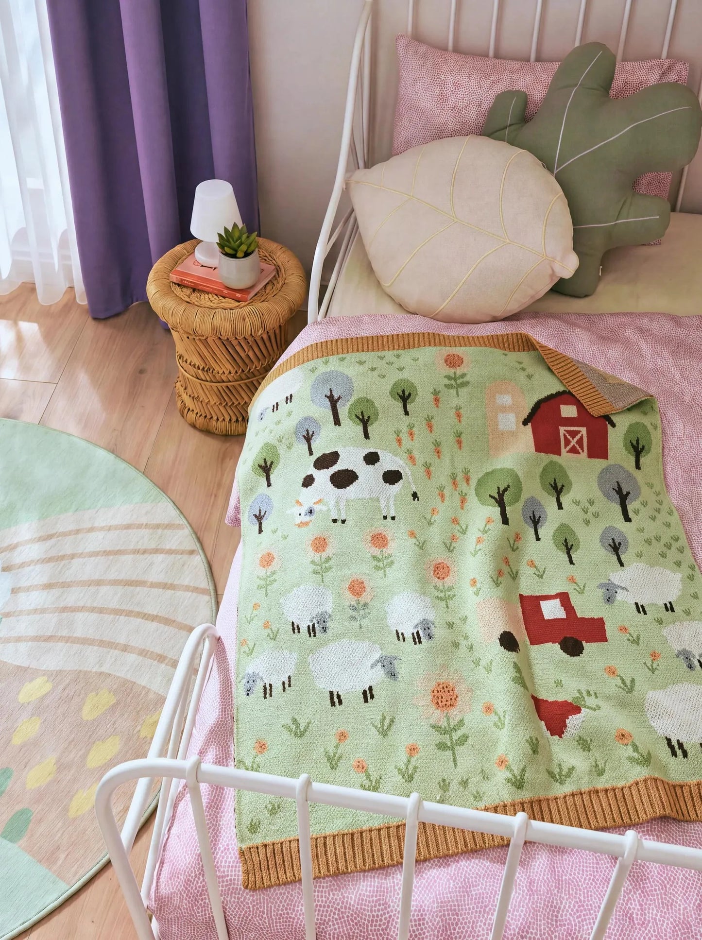 Cotton Pătură Merle Multicolour