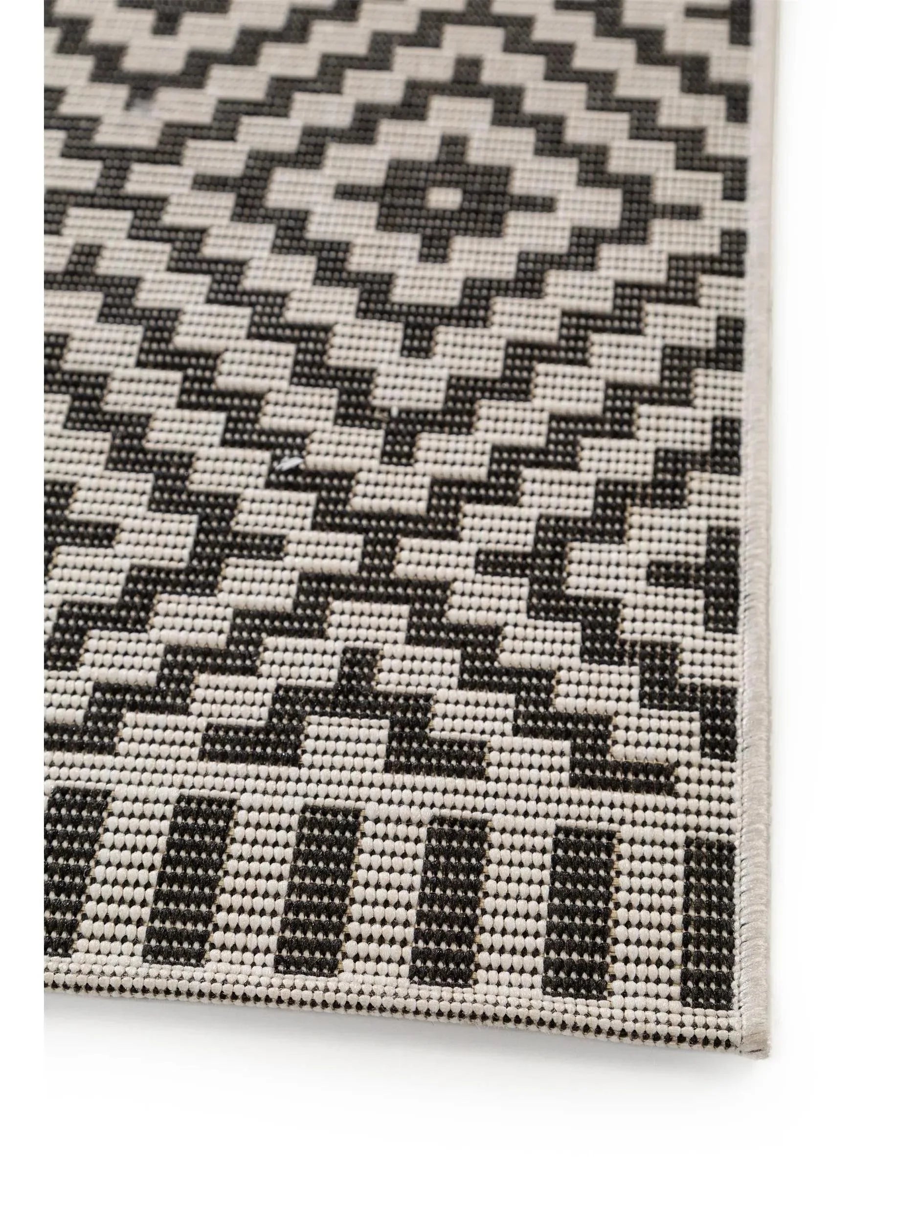 Covor interior/exterior Metro Black/White
