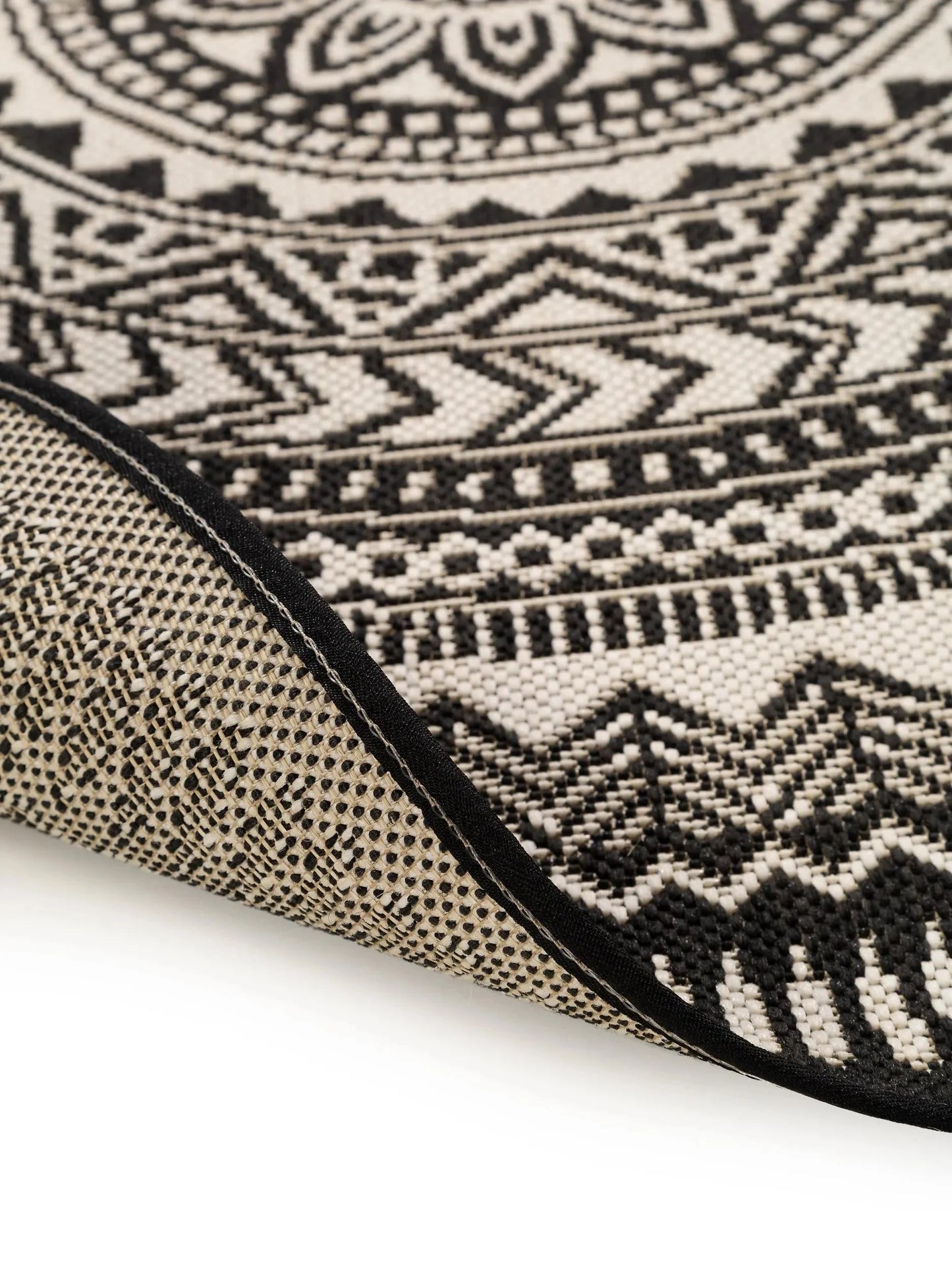 Covor interior/exterior Metro Black/White