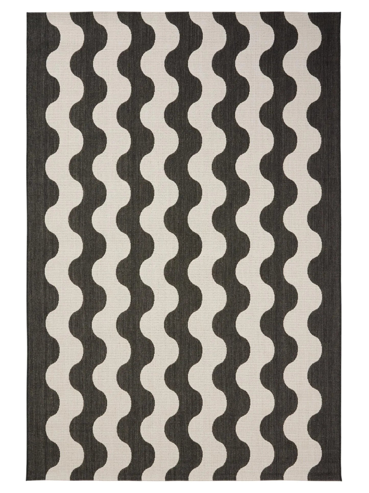 Covor interior/exterior Metro Black/White 