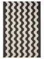 Covor interior/exterior Metro Black/White 