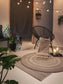 Covor rotund interior/exterior Metro Cream/Taupe