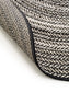 Covor rotund interior/exterior Metro Black/White