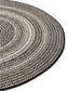 Covor rotund interior/exterior Metro Black/White