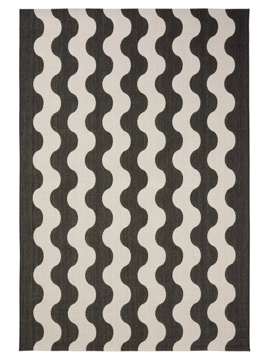 Covor interior/exterior Metro Black/White