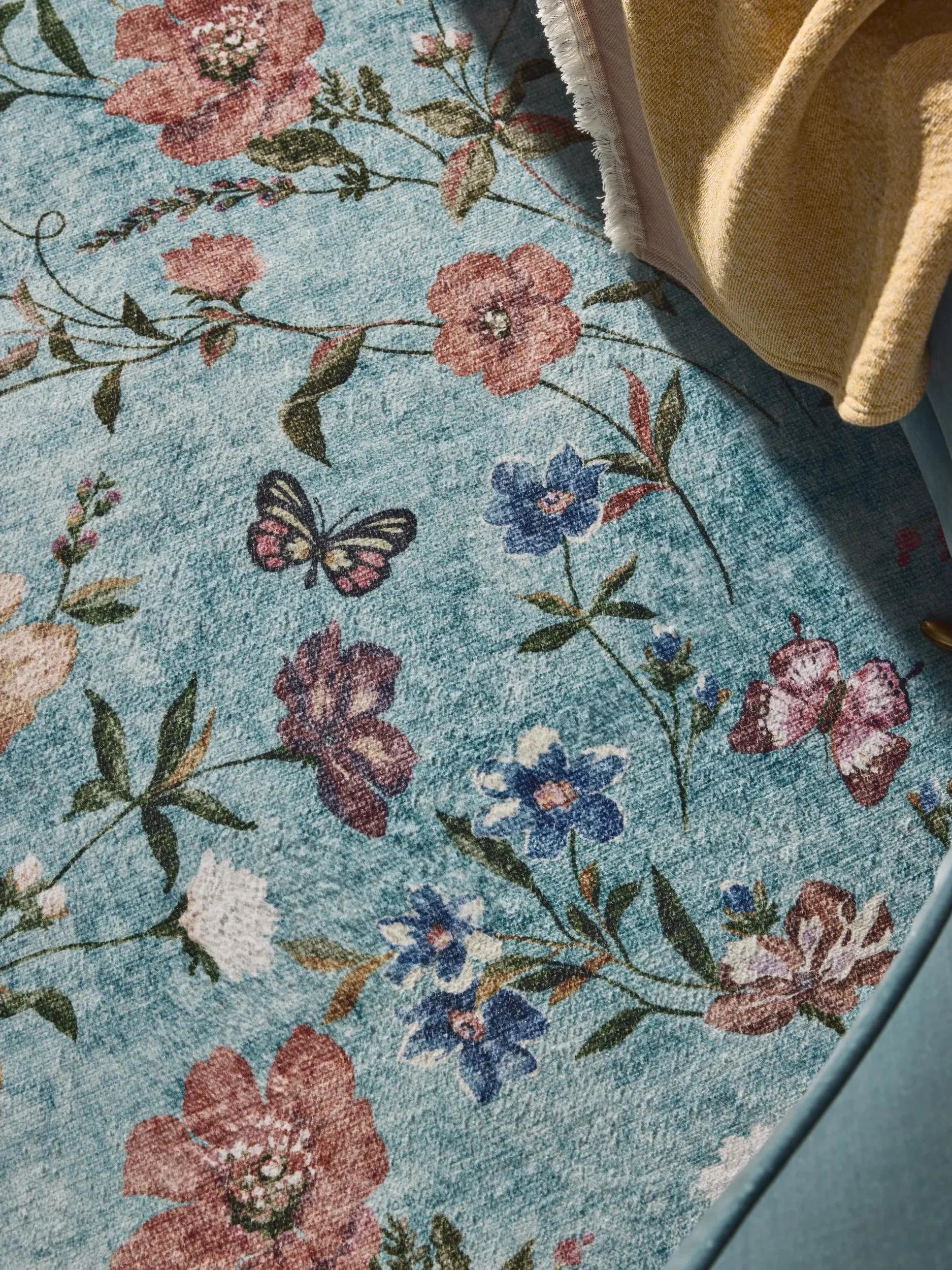 Covor lavabil Milly Multicolour/Turquoise 