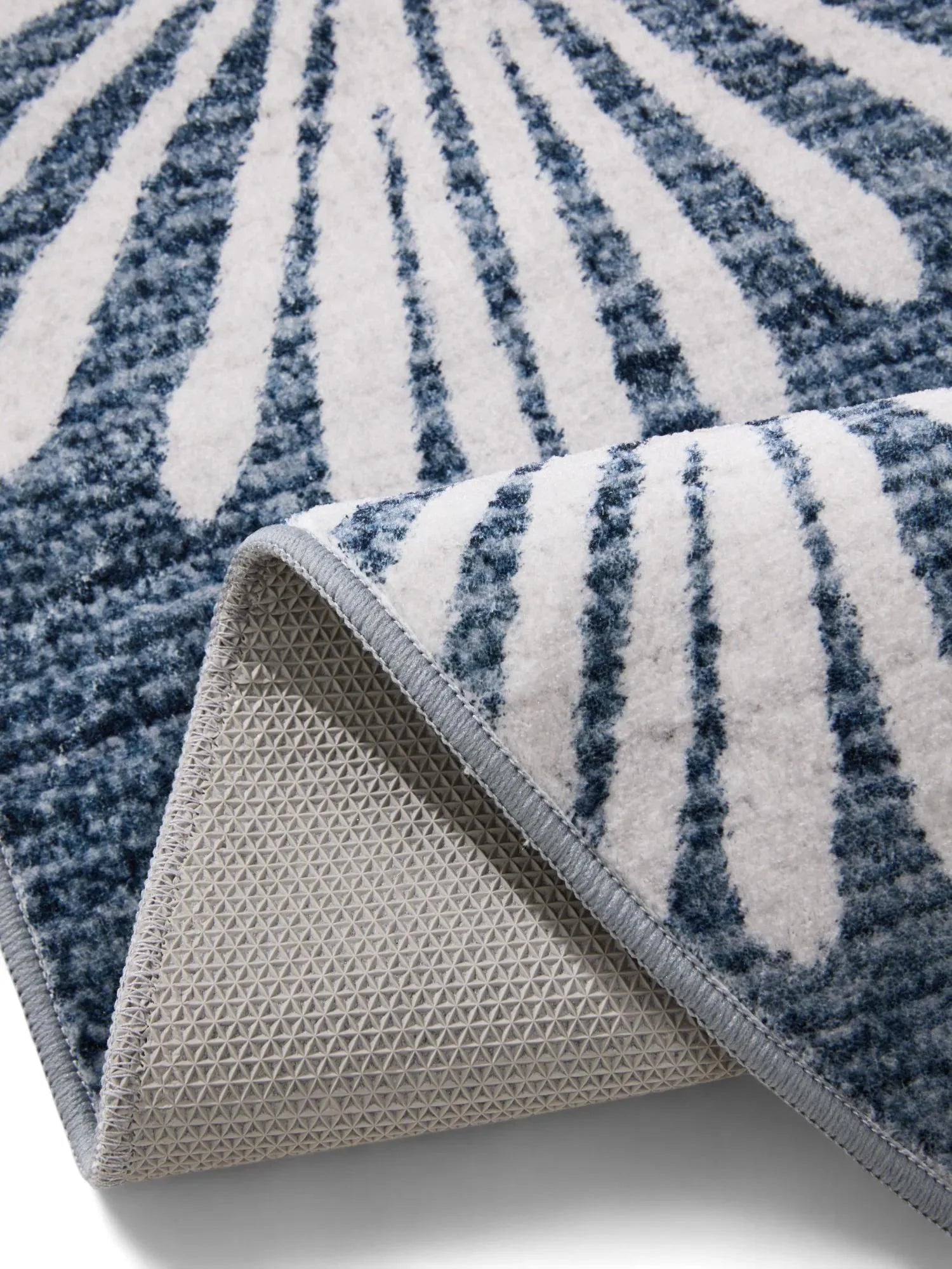 Covor lavabil Milly Charcoal/Blue 