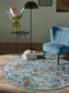 Covor lavabil Milly Multicolour/Turquoise 