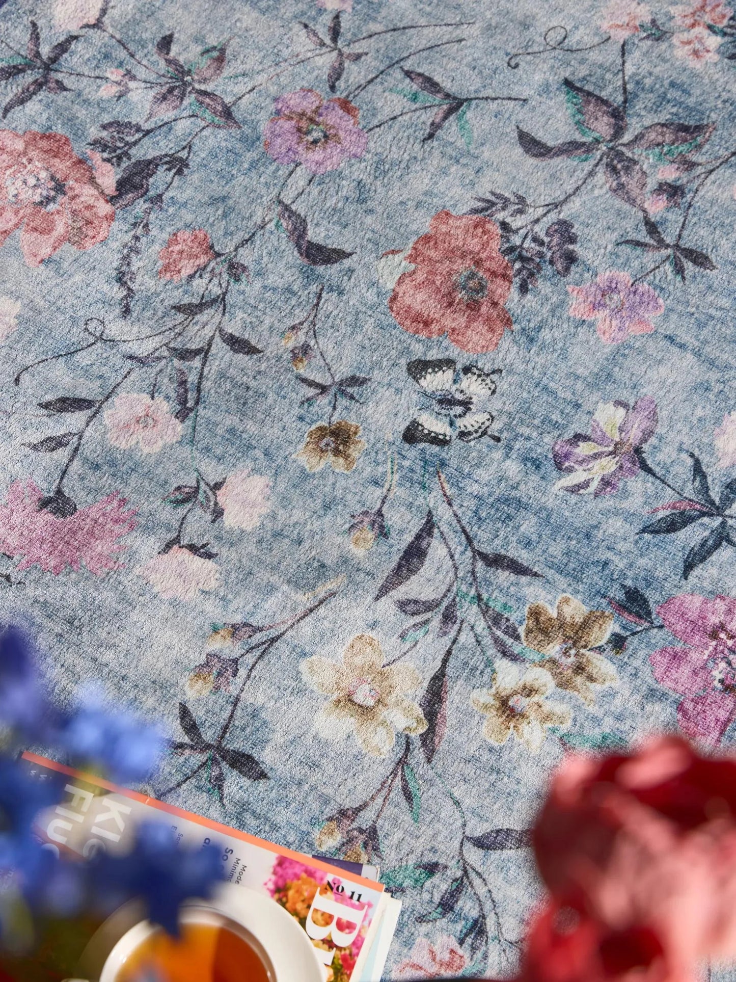 Covor lavabil Milly Multicolour/Blue 