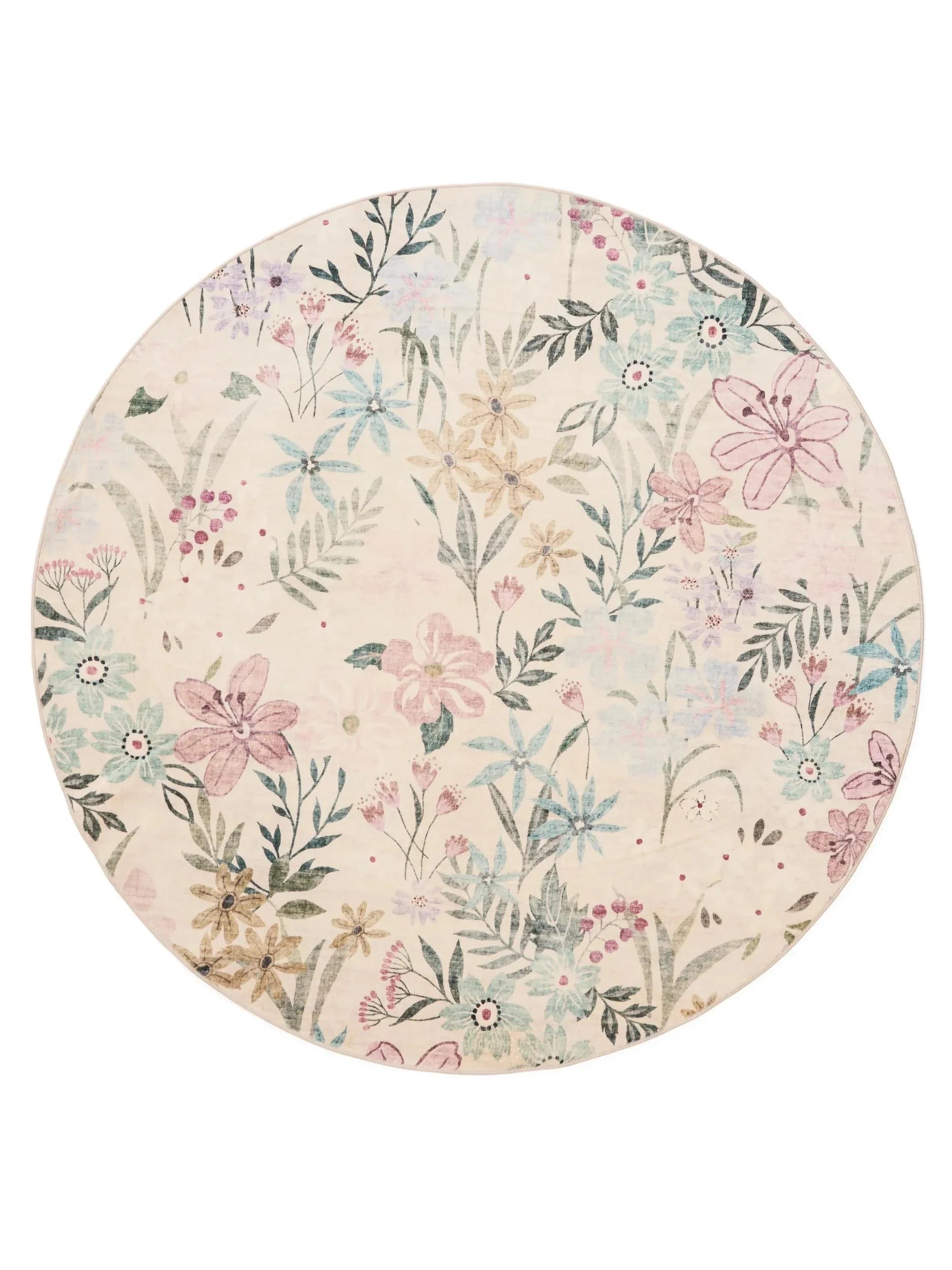 Covor lavabil Milly Multicolour/White 