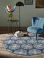 Covor lavabil Milly Charcoal/Blue 