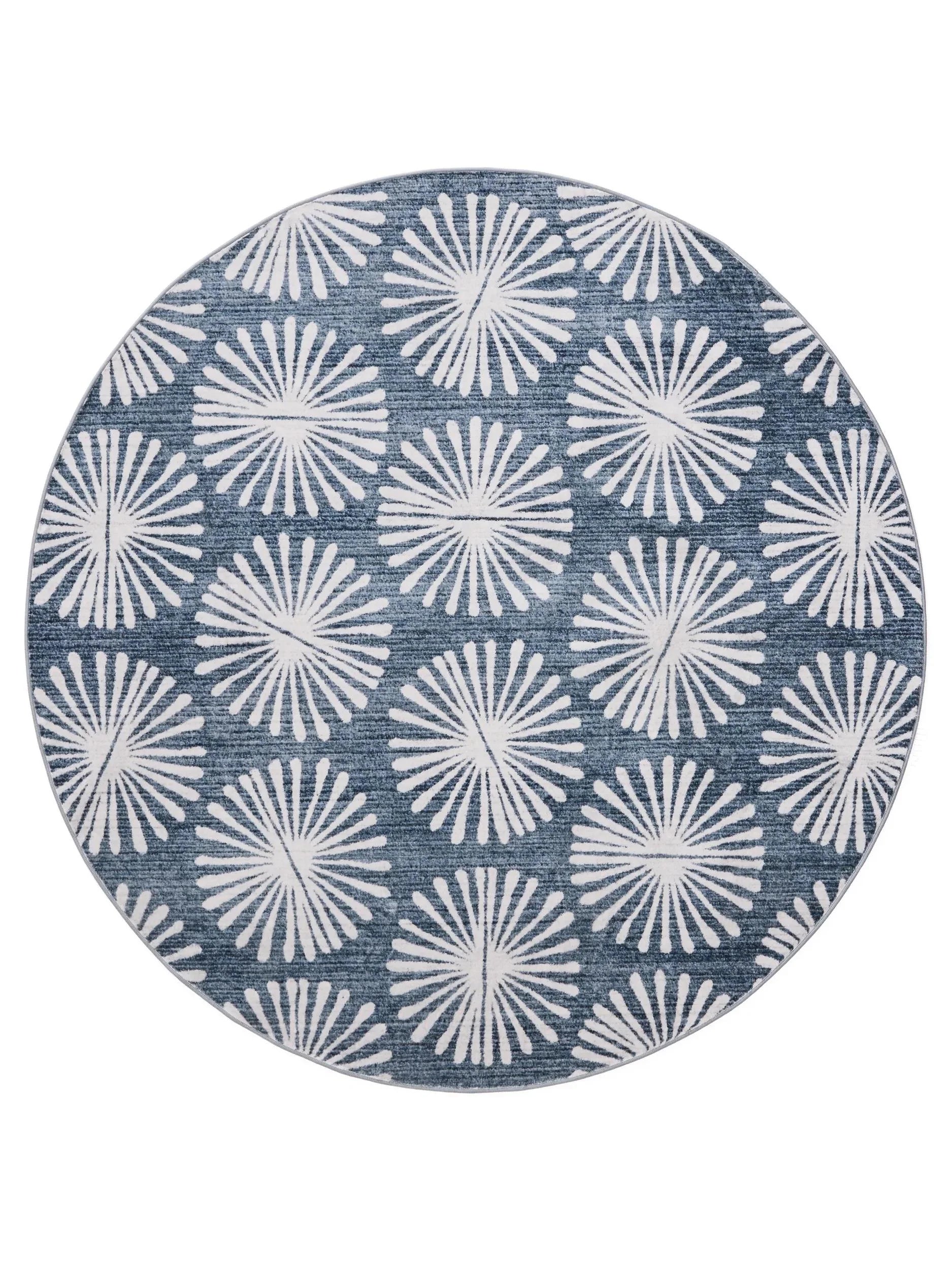 Covor lavabil Milly Charcoal/Blue