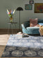 Covor lavabil Milly Charcoal/Blue 