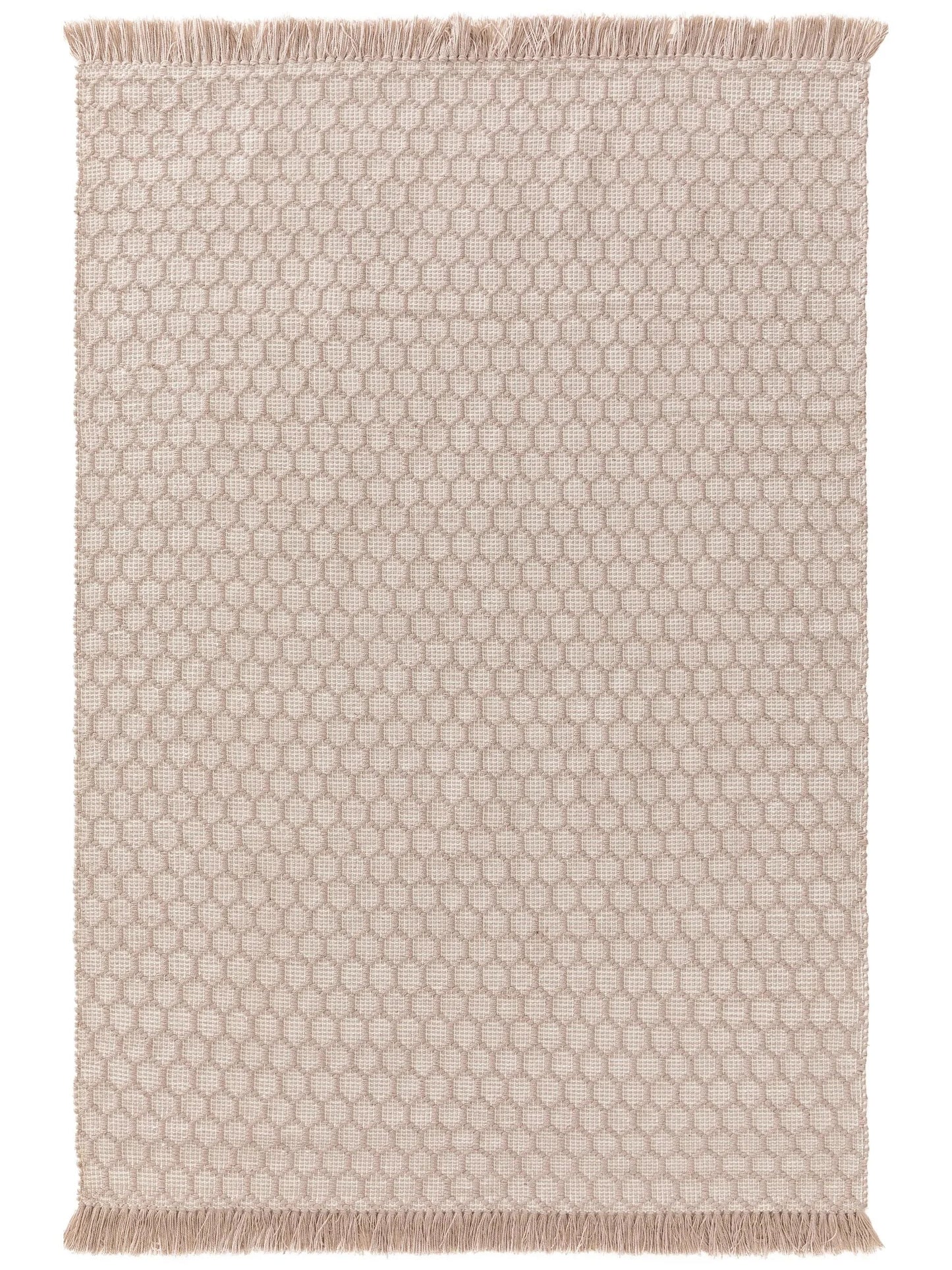Covor din materiale reciclate Mimpi Taupe 