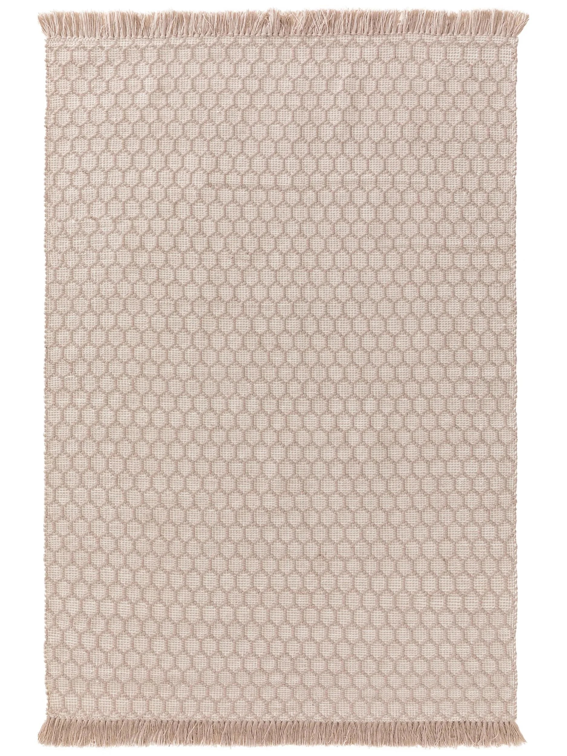 Covor din materiale reciclate Mimpi Taupe 