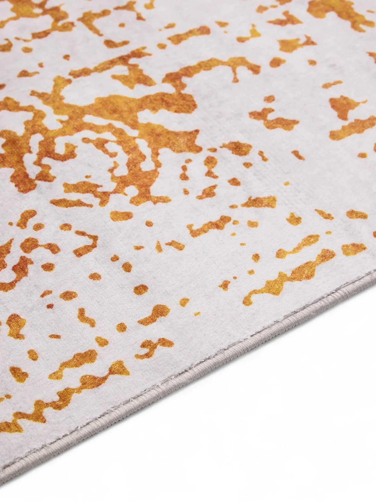 Covor lavabil Miray Grey/Orange 