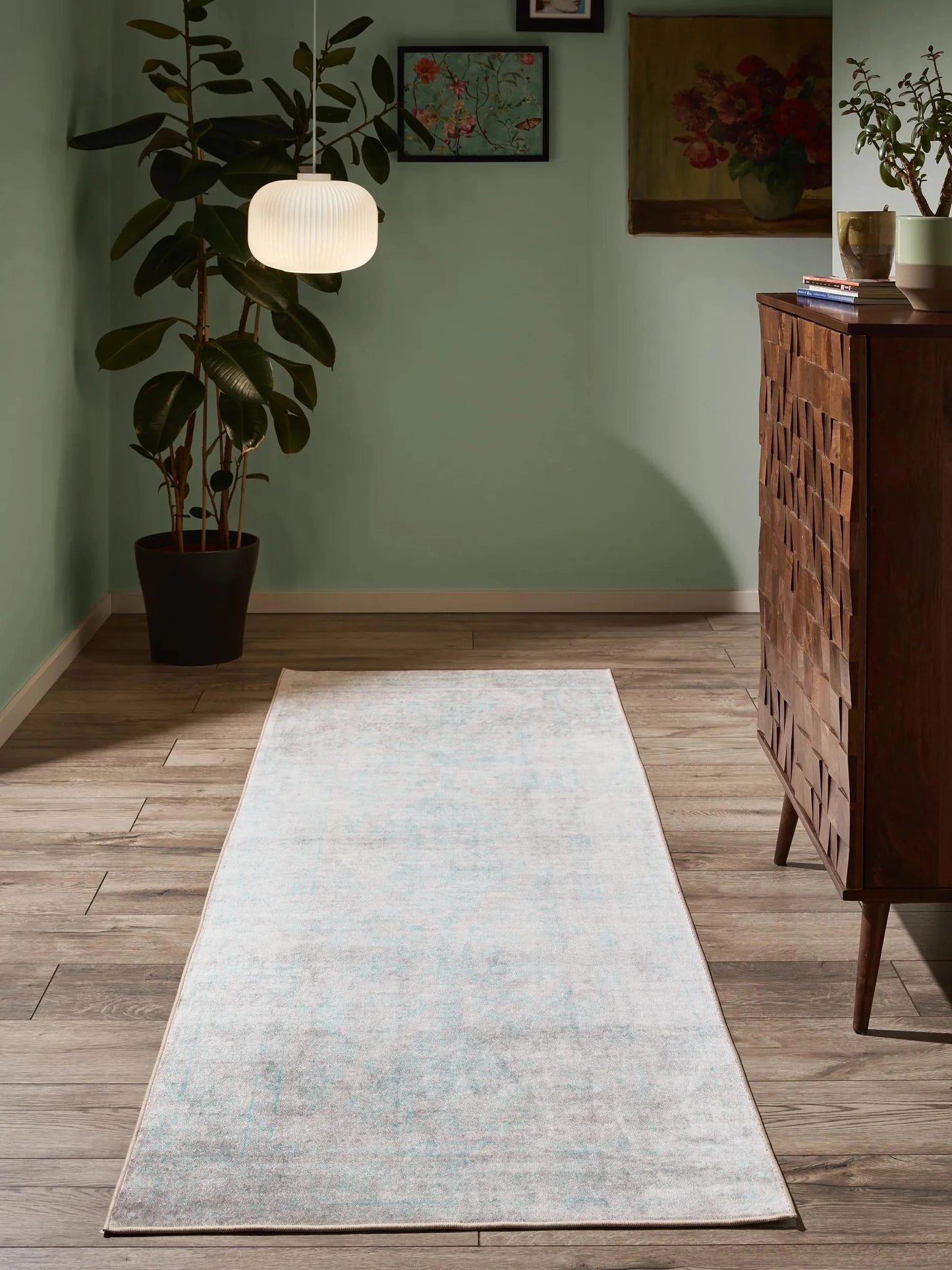 Traversă Miray Grey/Turquoise 