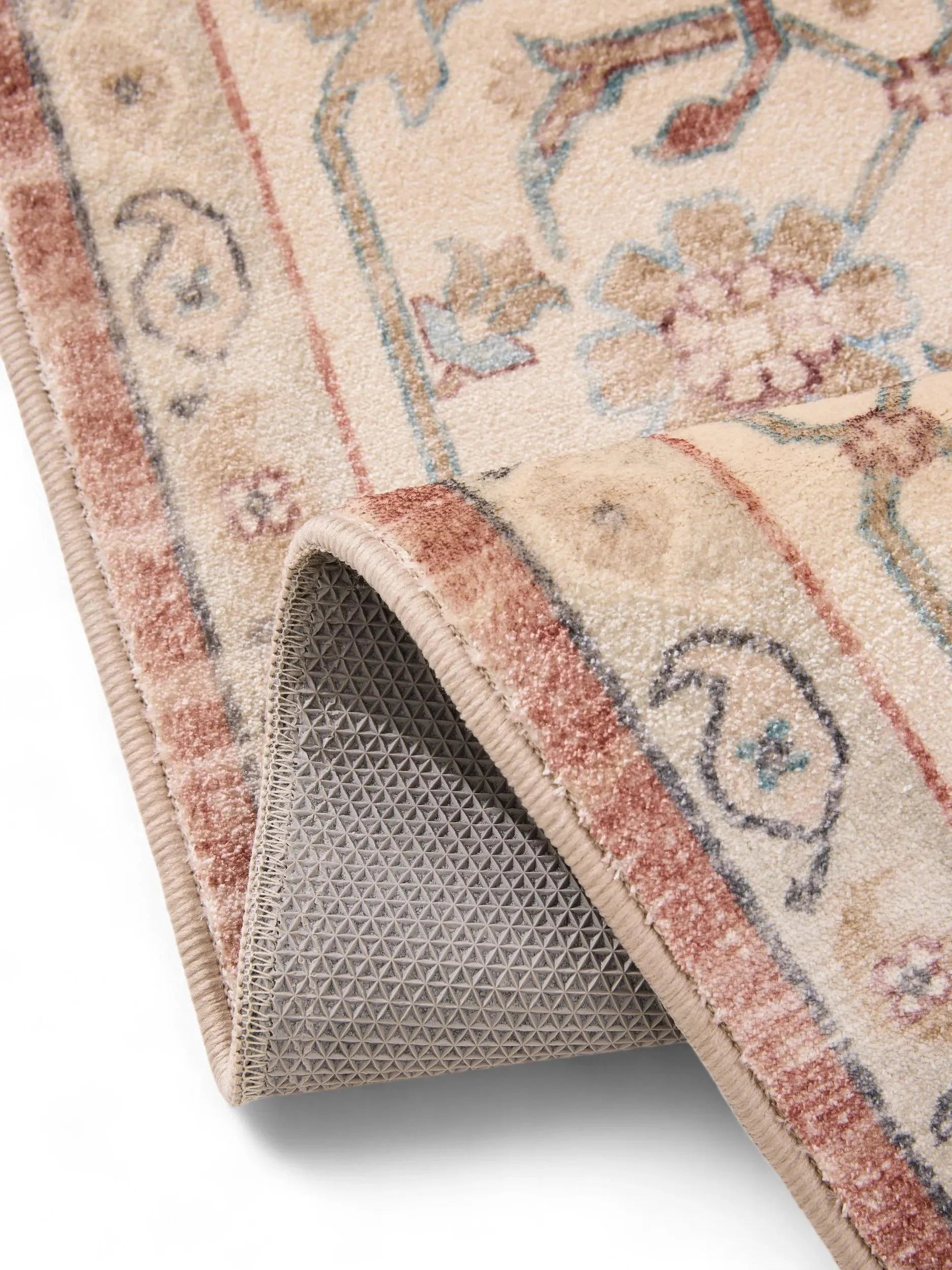 Covor lavabil Miray Multicolour/Red 