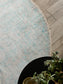 Covor lavabil Miray Grey/Turquoise 