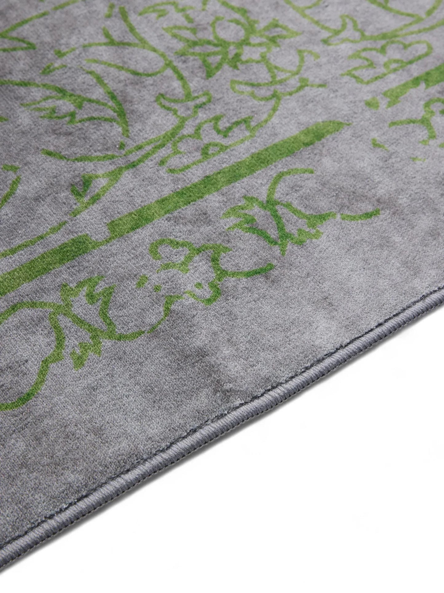 Covor lavabil Miray Grey/Green