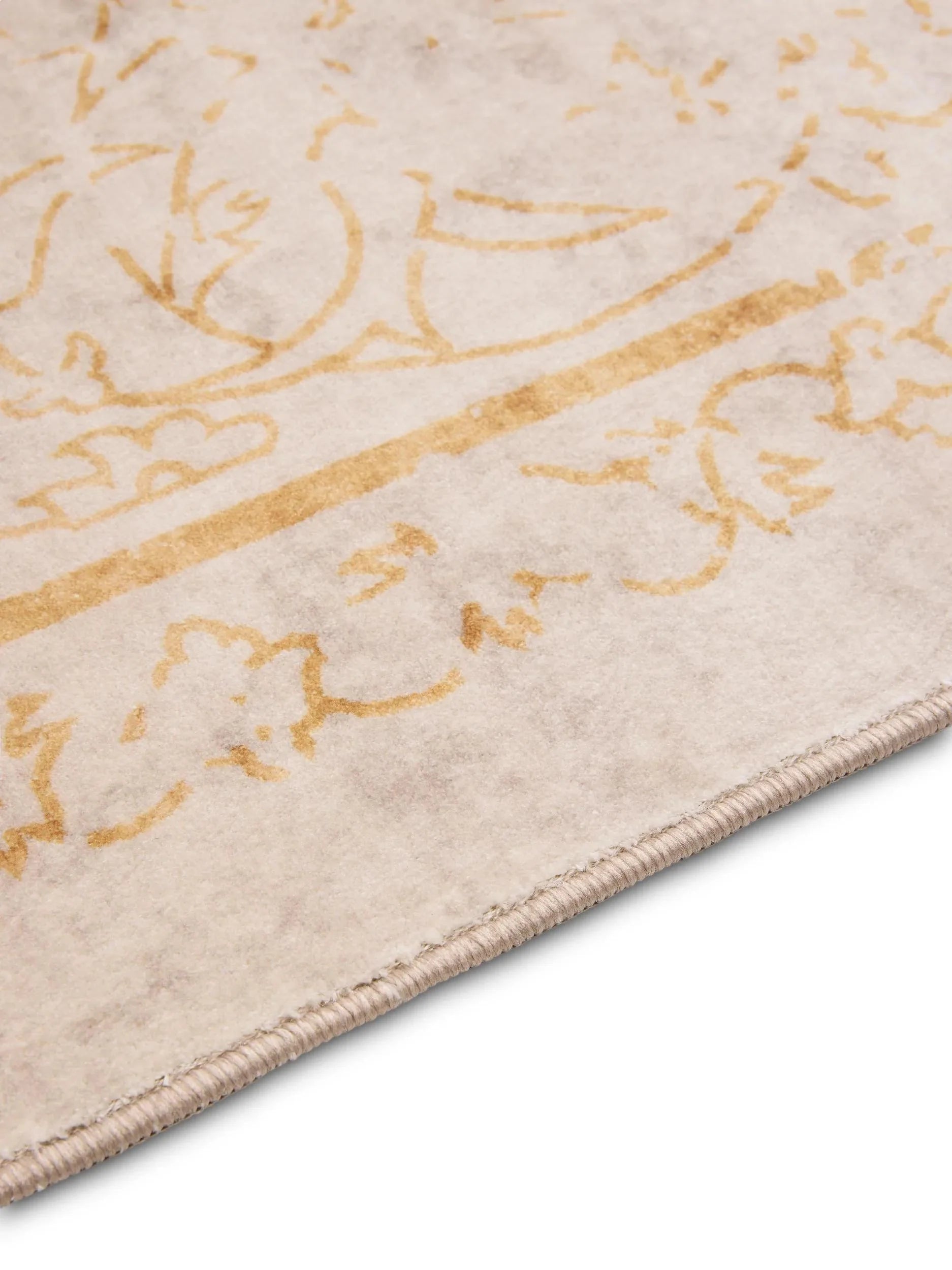 Covor lavabil Miray Beige/Yellow