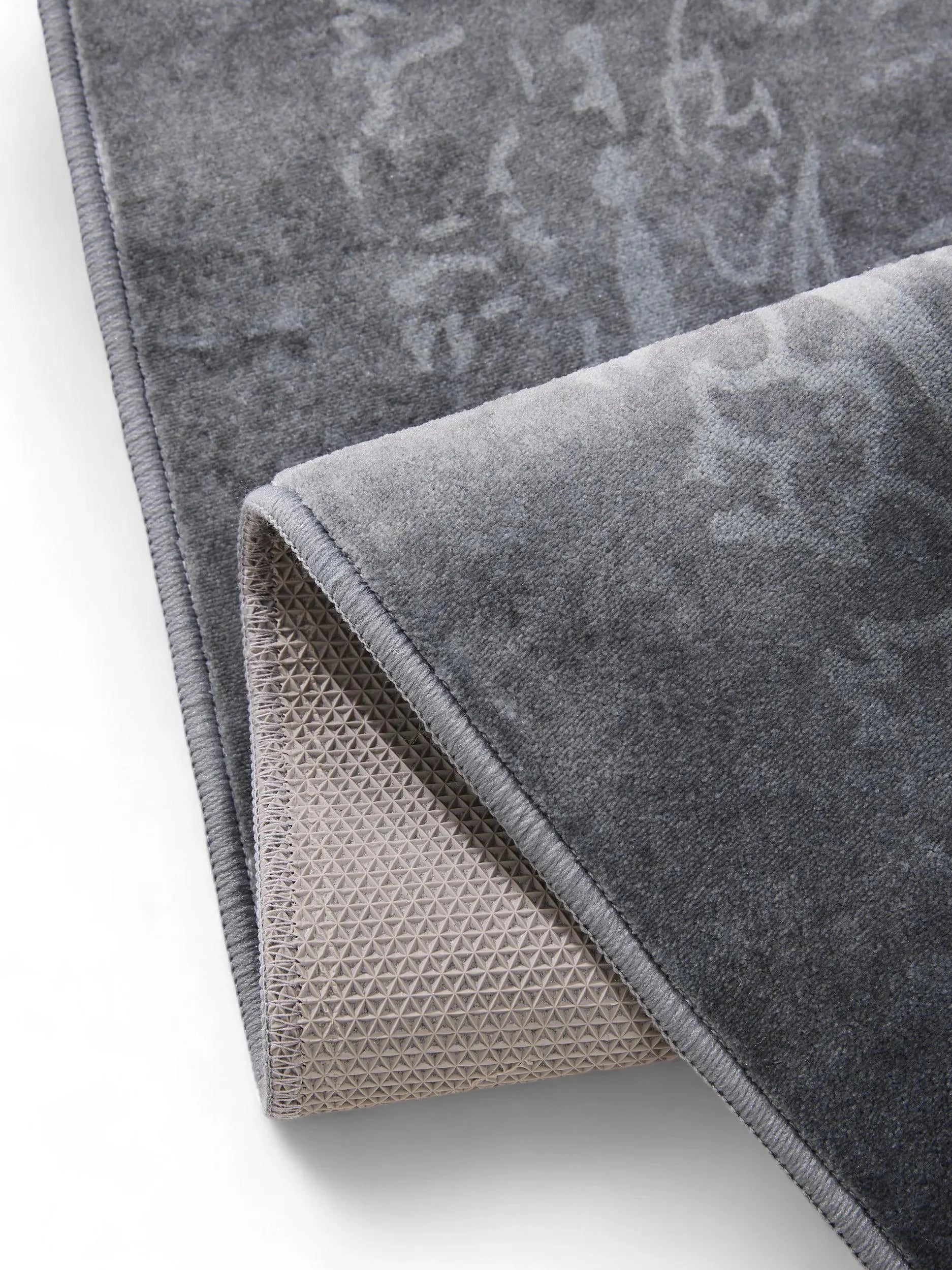 Covor lavabil Miray Cream/Grey