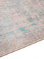 Covor lavabil Miray Grey/Turquoise