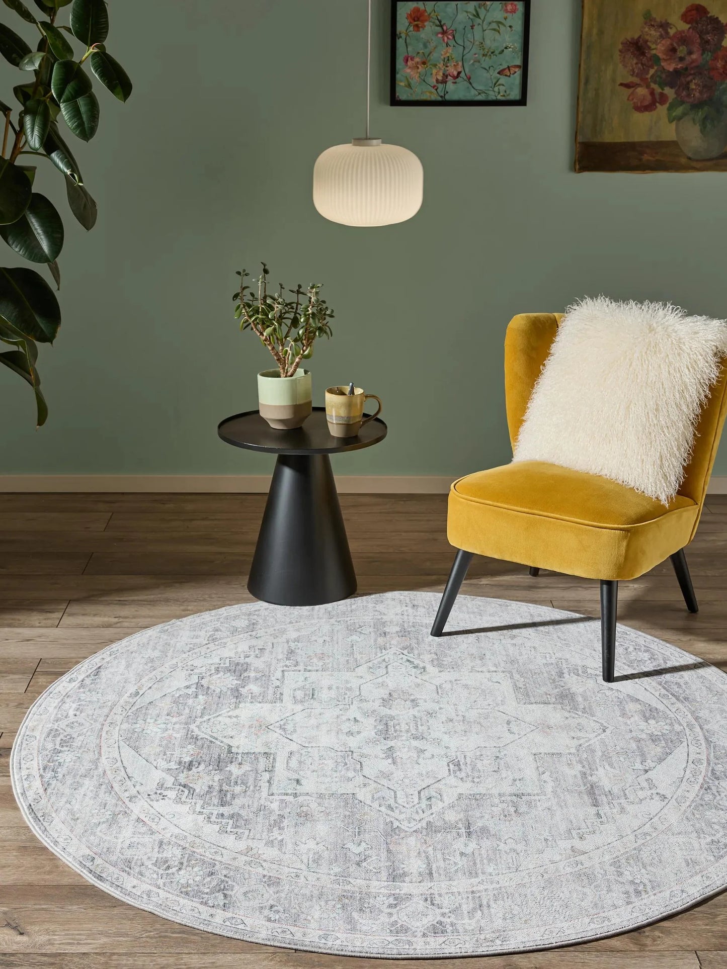 Covor lavabil Miray Grey