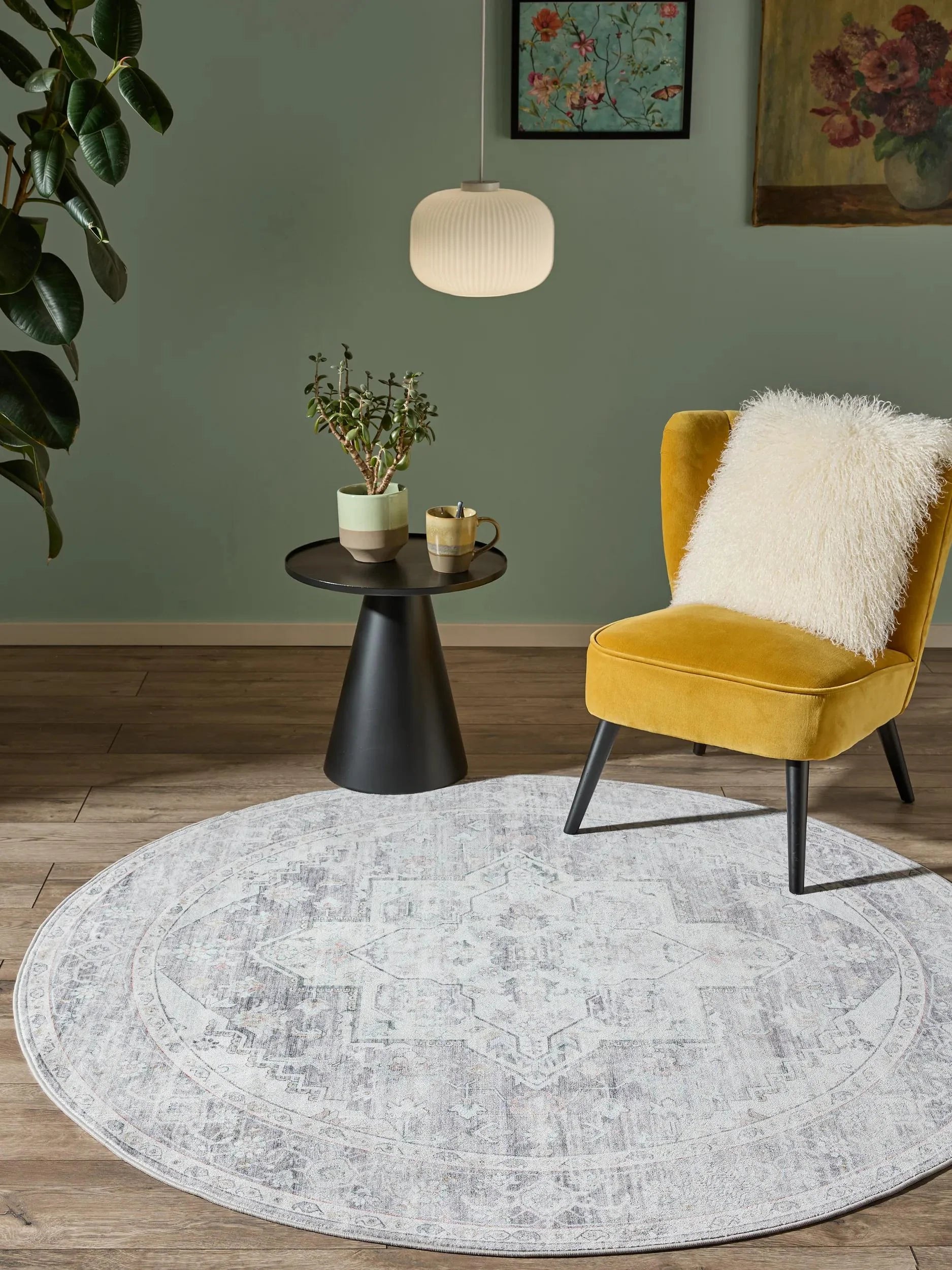Covor lavabil Miray Grey