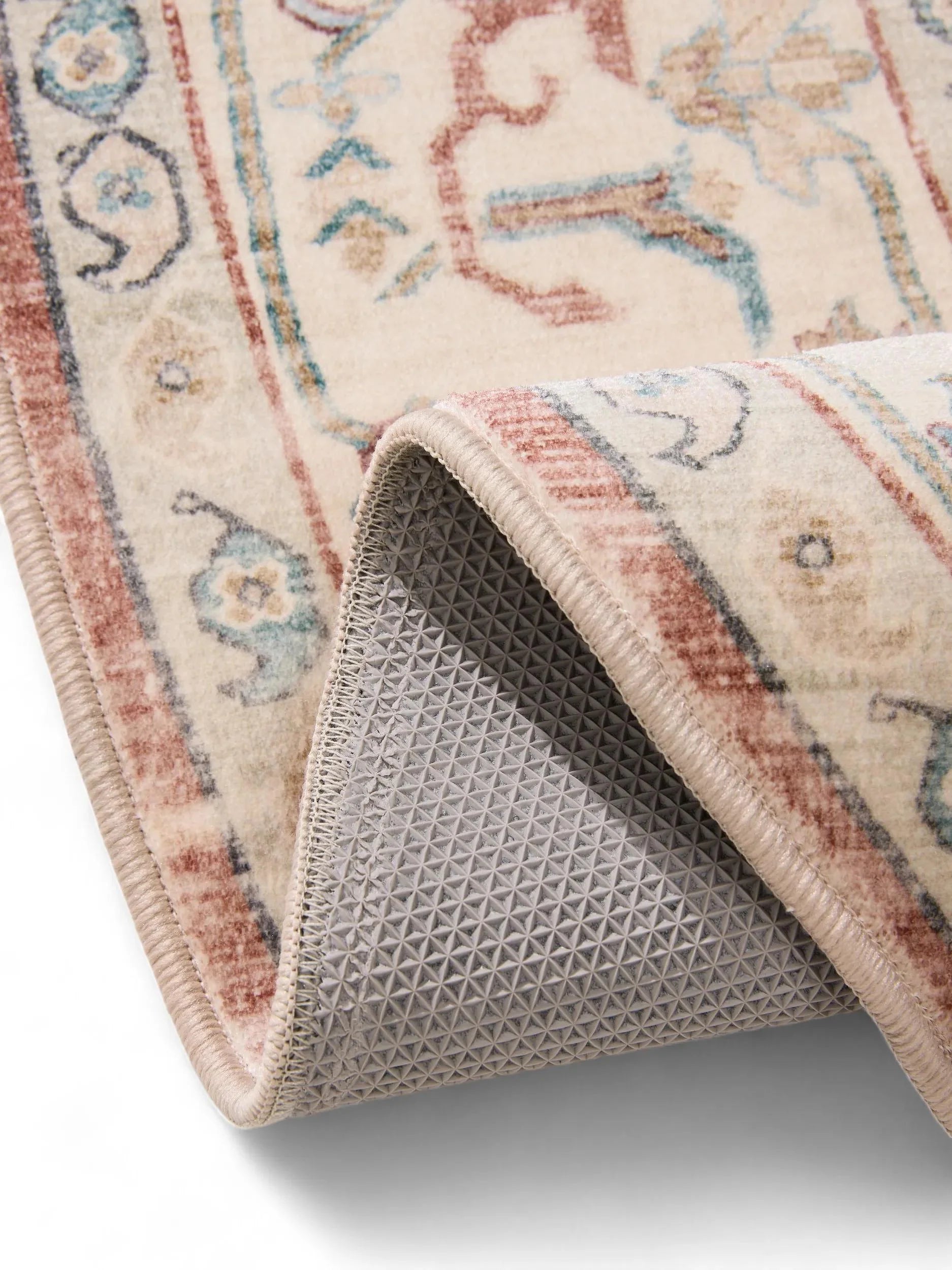 Covor lavabil Miray Multicolour/Red