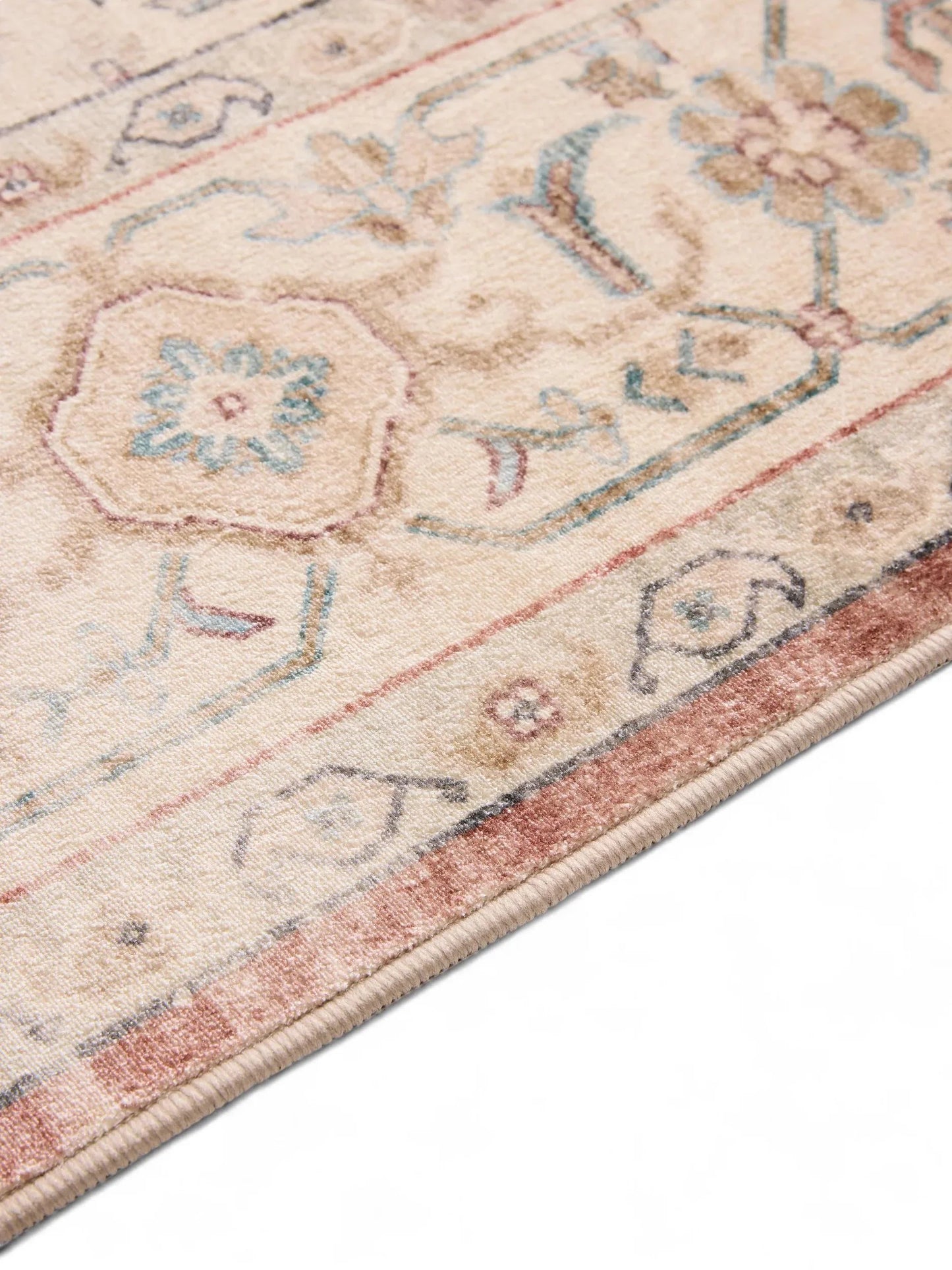Covor lavabil Miray Multicolour/Red
