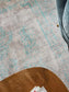Covor lavabil Miray Grey/Turquoise