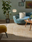 Covor lavabil Miray Beige/Yellow