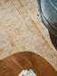 Covor lavabil Miray Beige/Yellow