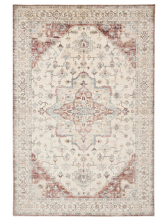 Covor lavabil Miray Multicolour/Red