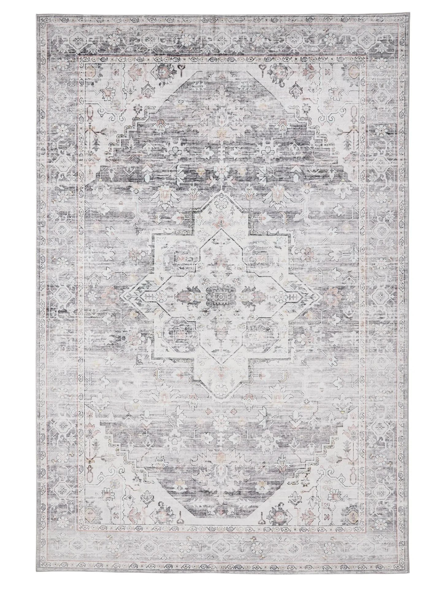 Covor lavabil Miray Grey 
